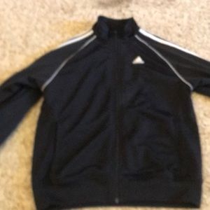 black/white adidas jacket size medium